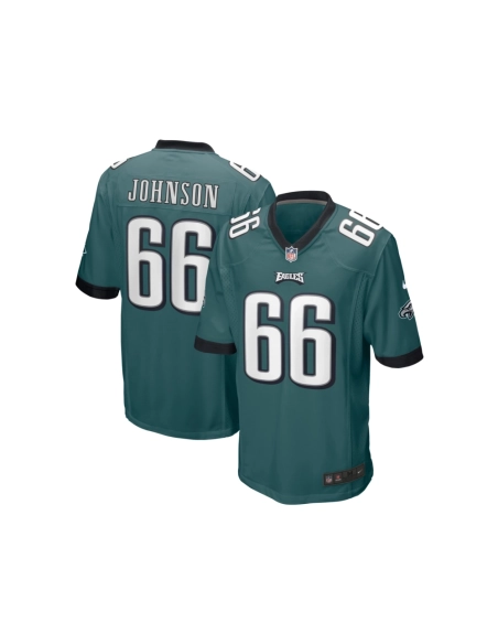 Mens Philadelphia Eagles Roderick Johnson Midnight Green Game Jersey