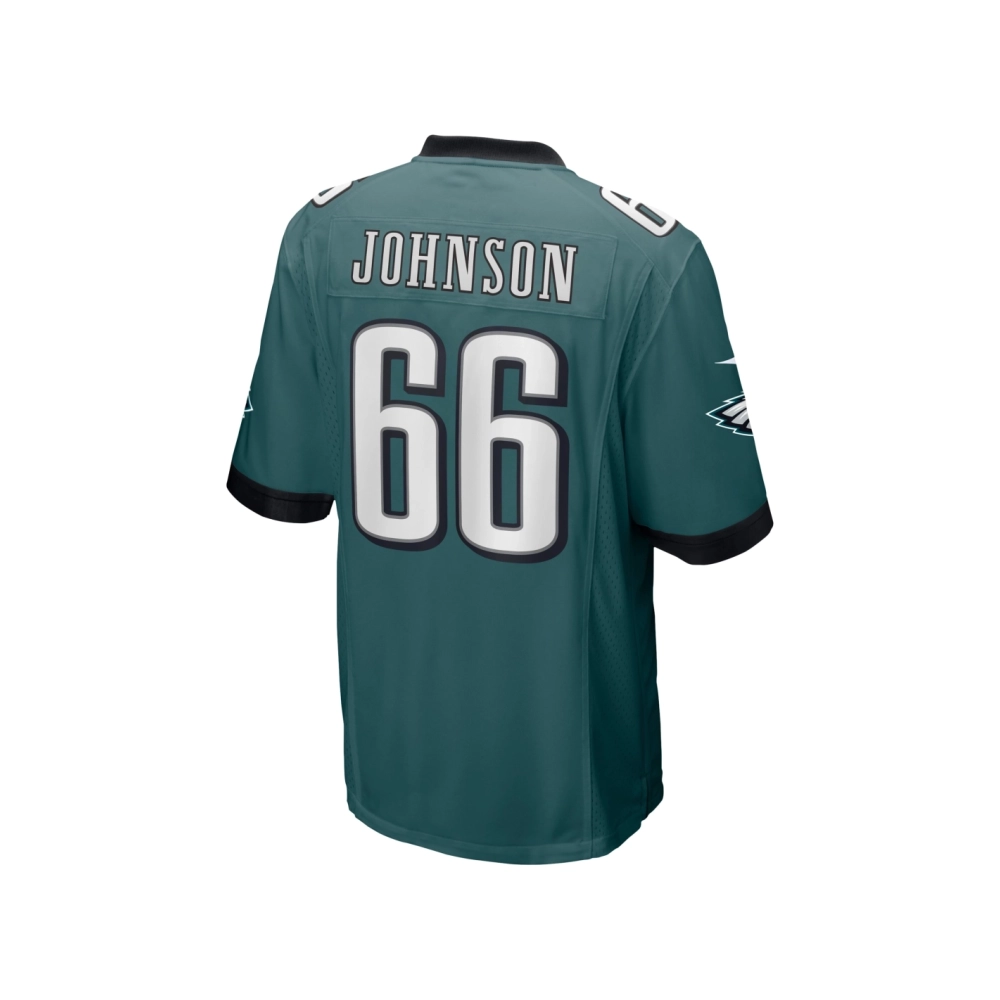 Mens Philadelphia Eagles Roderick Johnson Midnight Green Game Jersey