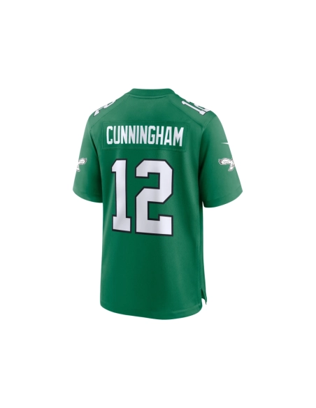 Mens Philadelphia Eagles Randall Cunningham Kelly Green Alternate Retired Player Game Jersey