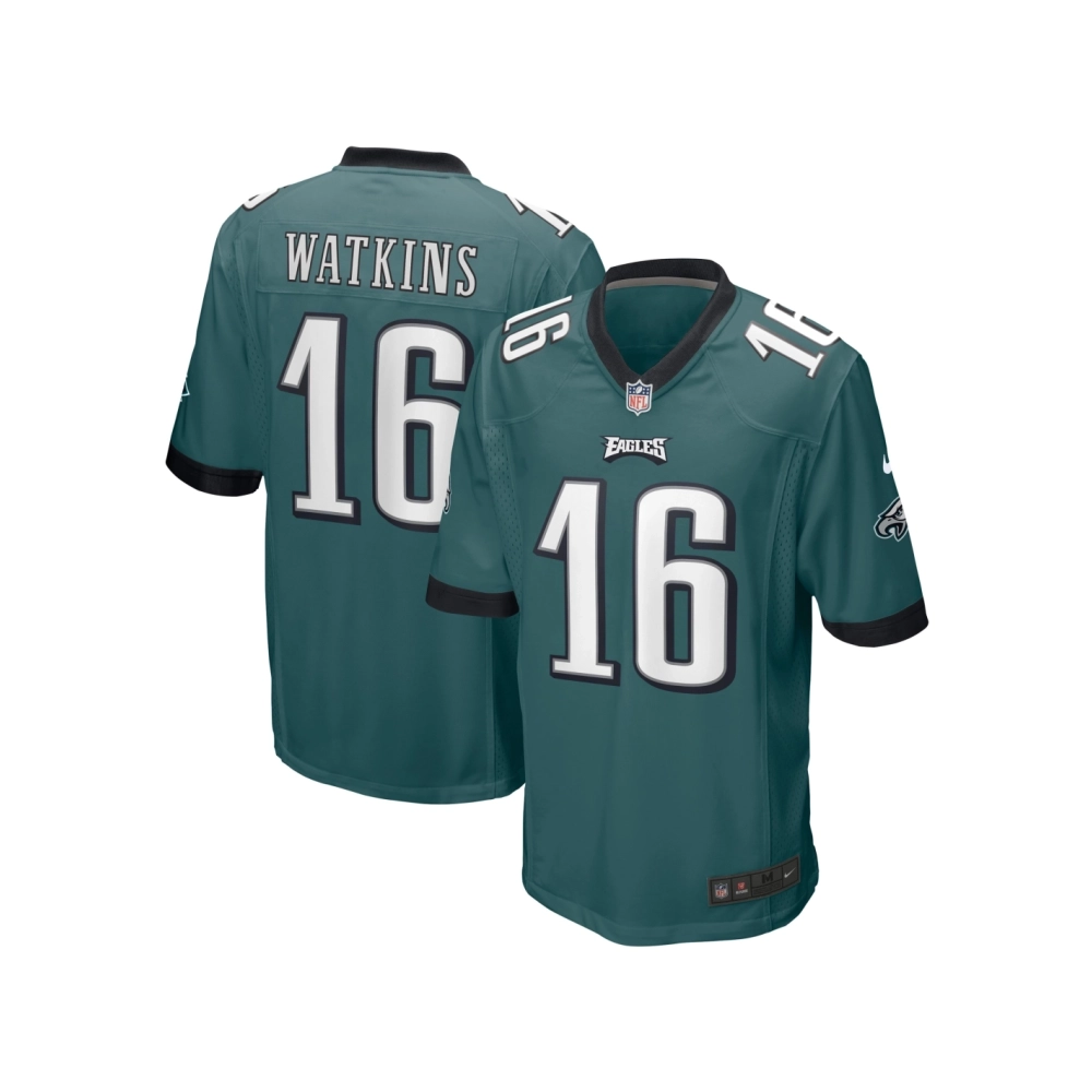 Mens Philadelphia Eagles Quez Watkins Midnight Green Player Jersey