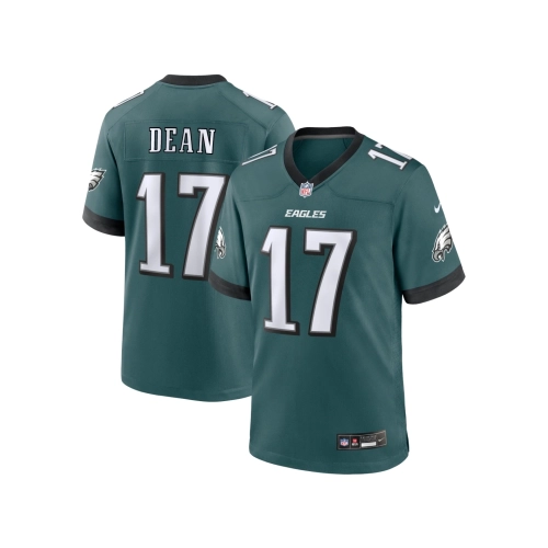 Mens Philadelphia Eagles Nakobe Dean Midnight Green Team Game Jersey