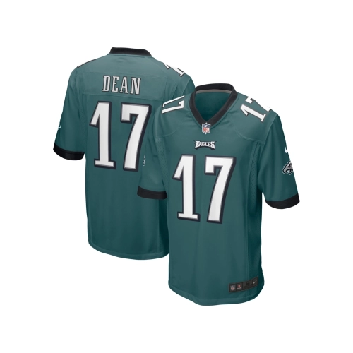 Mens Philadelphia Eagles Nakobe Dean Green Player Game Jersey