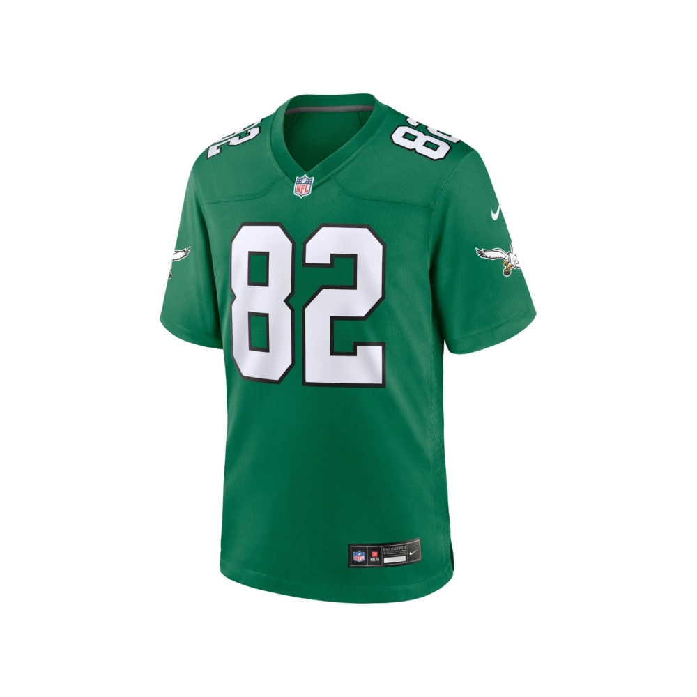 Mens Philadelphia Eagles Mike Quick Kelly Green Alternate Game Jersey