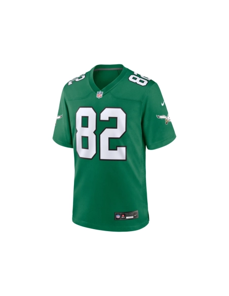 Mens Philadelphia Eagles Mike Quick Kelly Green Alternate Game Jersey