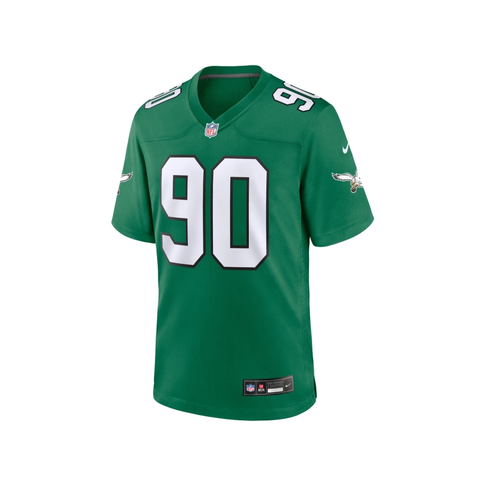 Mens Philadelphia Eagles Mike Golic Kelly Green Alternate Game Jersey