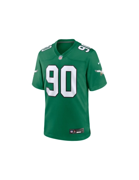Mens Philadelphia Eagles Mike Golic Kelly Green Alternate Game Jersey
