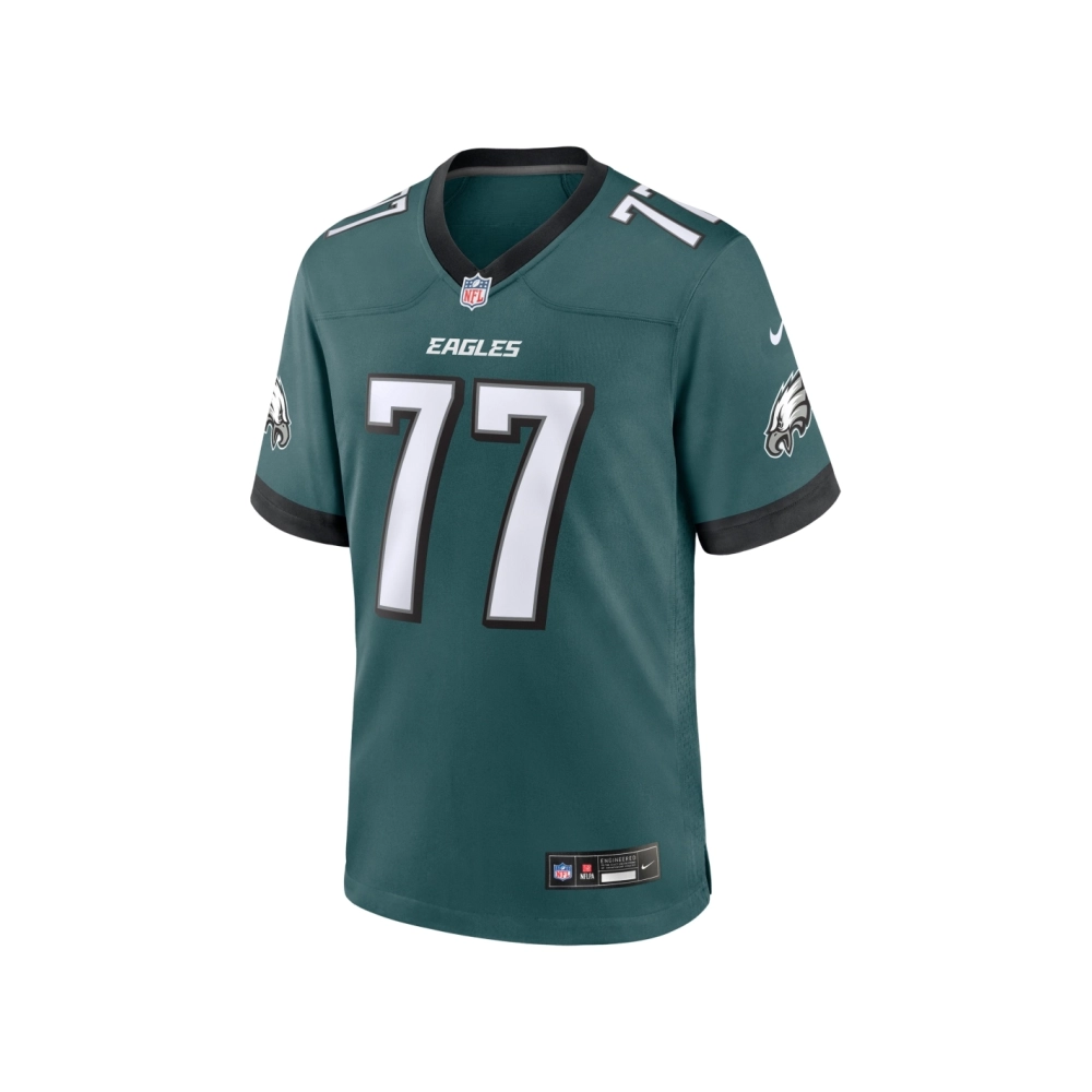 Mens Philadelphia Eagles Matt Hennessy Midnight Green Game Jersey
