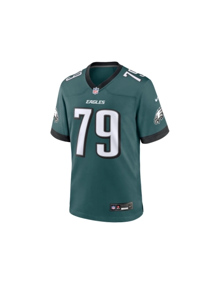 Mens Philadelphia Eagles Lecitus Smith Midnight Green Game Jersey