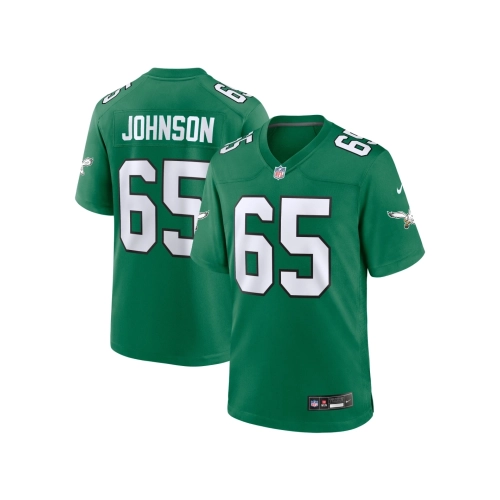 Mens Philadelphia Eagles Lane Johnson Kelly Green Alternate Game Jersey