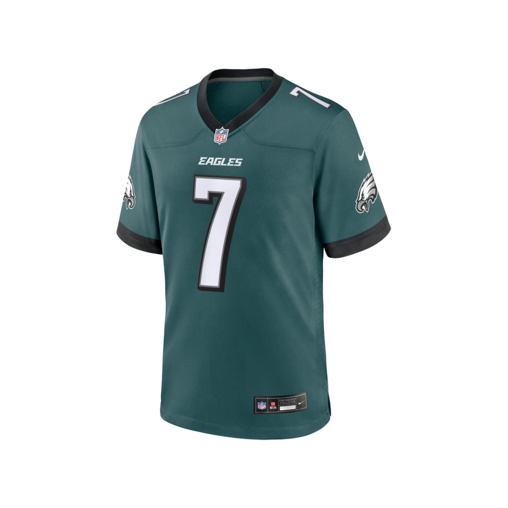 Mens Philadelphia Eagles Kenny Pickett Midnight Green Game Jersey