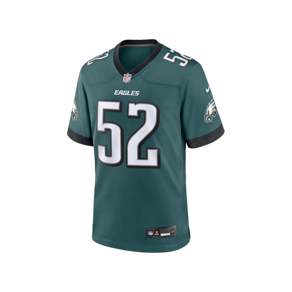 Mens Philadelphia Eagles Julian Okwara Midnight Green Game Jersey