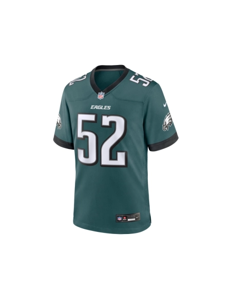Mens Philadelphia Eagles Julian Okwara Midnight Green Game Jersey