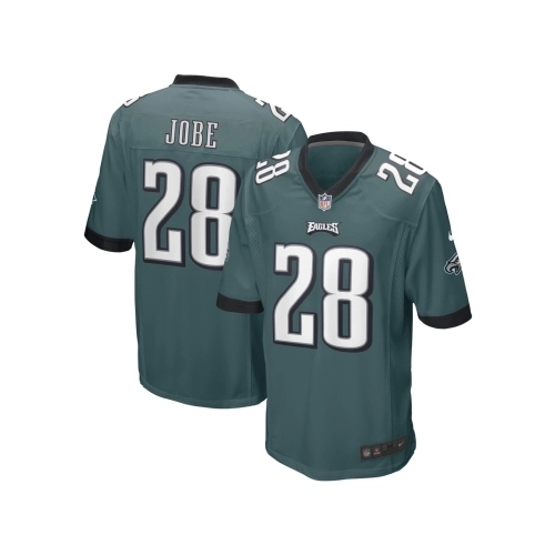Mens Philadelphia Eagles Josh Jobe Midnight Green Game Player Jersey