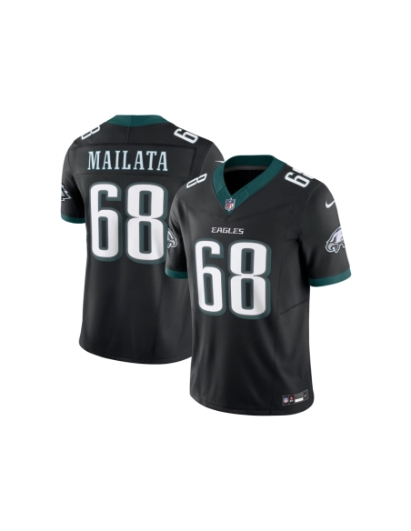 Mens Philadelphia Eagles Jordan Mailata Black Alternate Vapor F.U.S.E. Limited Jersey