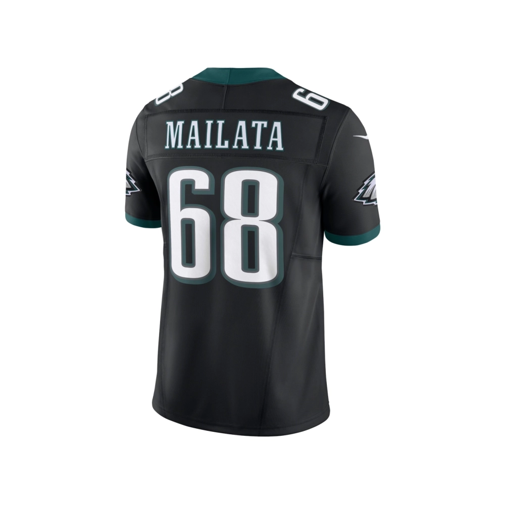 Mens Philadelphia Eagles Jordan Mailata Black Alternate Vapor F.U.S.E. Limited Jersey