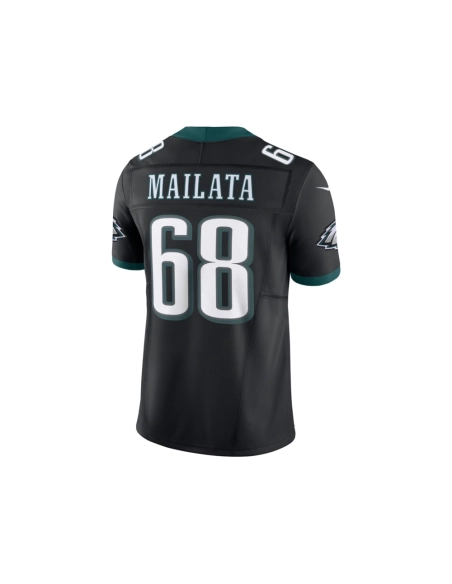 Mens Philadelphia Eagles Jordan Mailata Black Alternate Vapor F.U.S.E. Limited Jersey