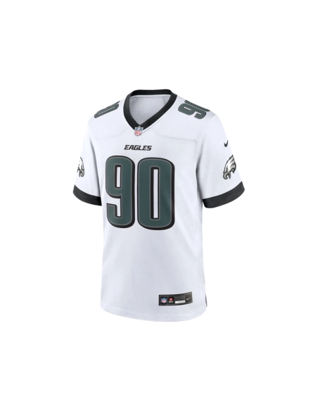 Mens Philadelphia Eagles Jordan Davis White White Game Jersey