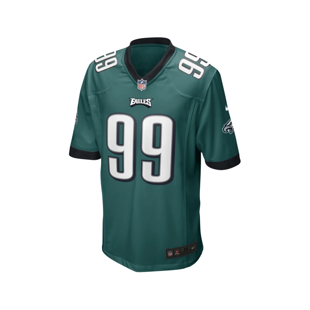 Mens Philadelphia Eagles Jerome Brown Midnight Green Game Retired Player Jersey