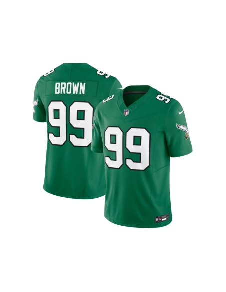 Mens Philadelphia Eagles Jerome Brown Kelly Green Alternate Vapor F.U.S.E. Limited Jersey