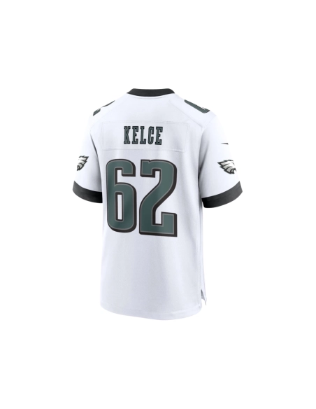 Mens Philadelphia Eagles Jason Kelce White White Game Jersey