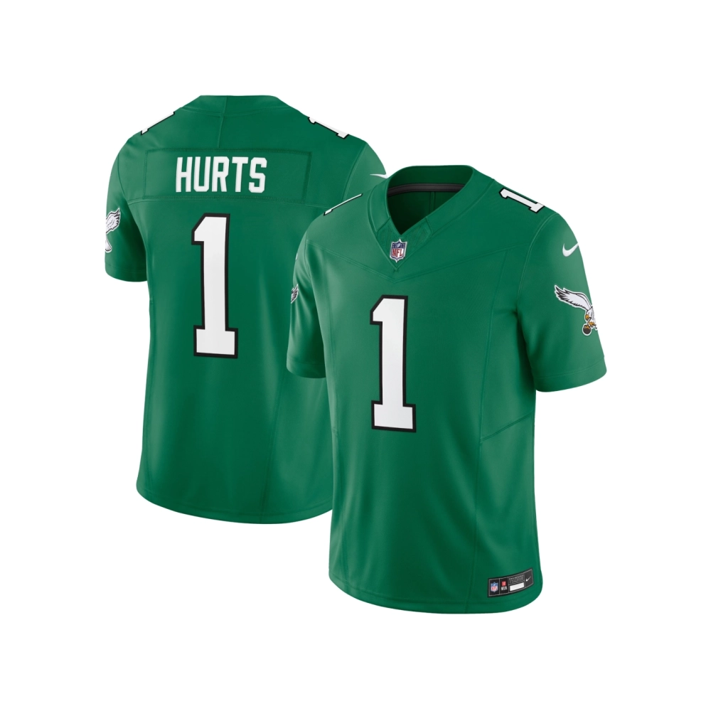 Mens Philadelphia Eagles Jalen Hurts Kelly Green Vapor F.U.S.E. Limited Jersey