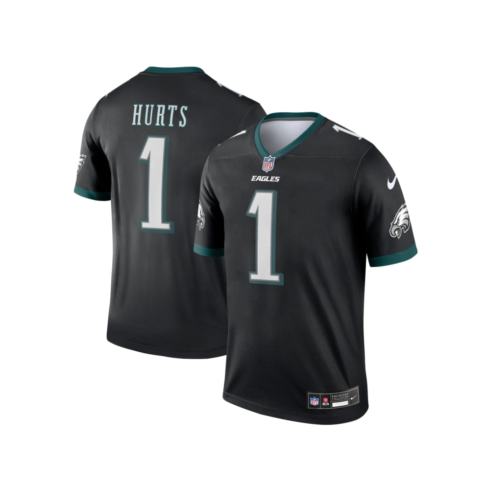 Mens Philadelphia Eagles Jalen Hurts Black Legend Jersey