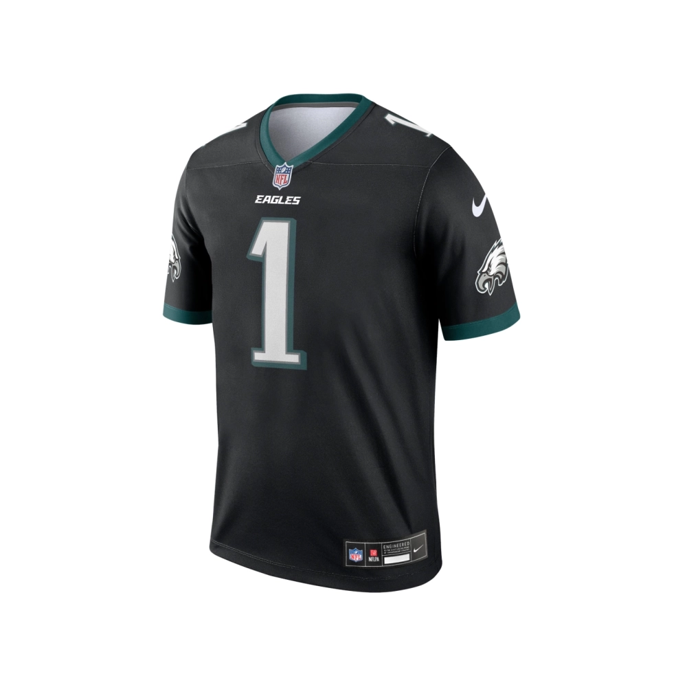 Mens Philadelphia Eagles Jalen Hurts Black Legend Jersey