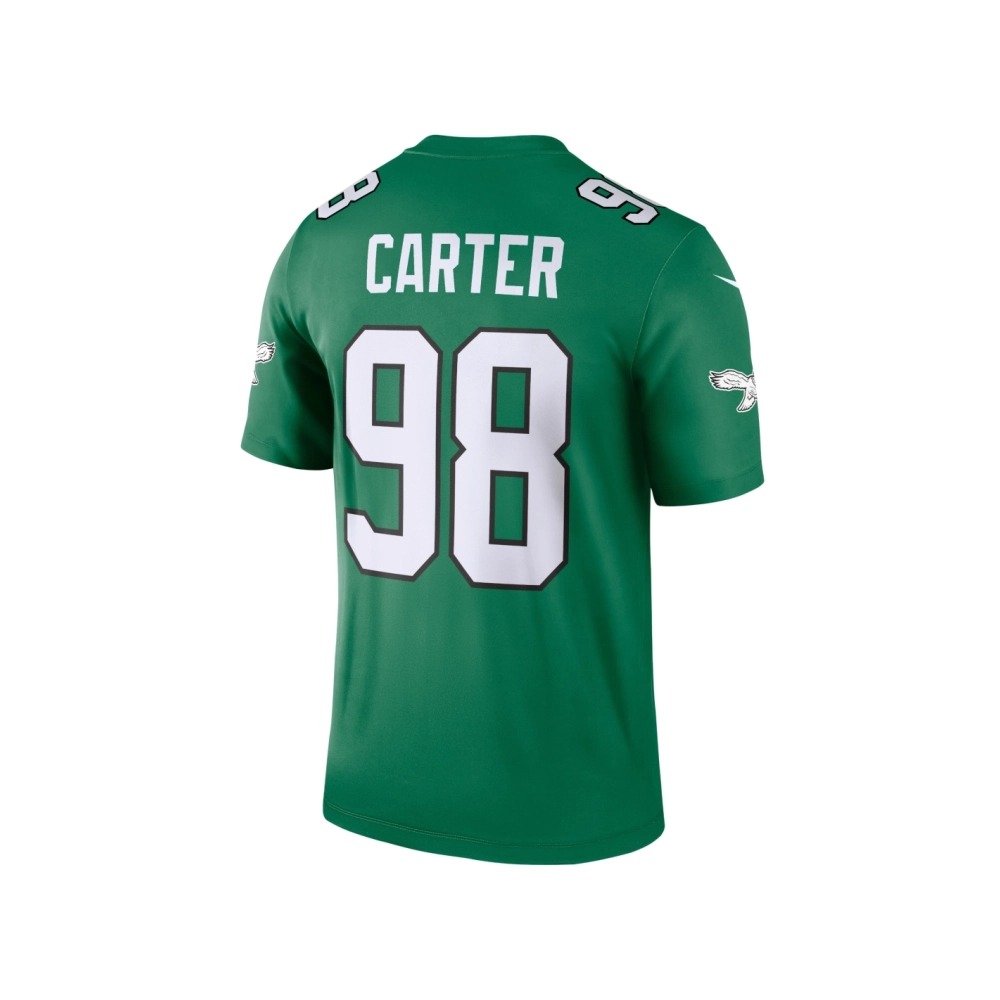 Mens Philadelphia Eagles Jalen Carter Kelly Green Alternate Legend Jersey