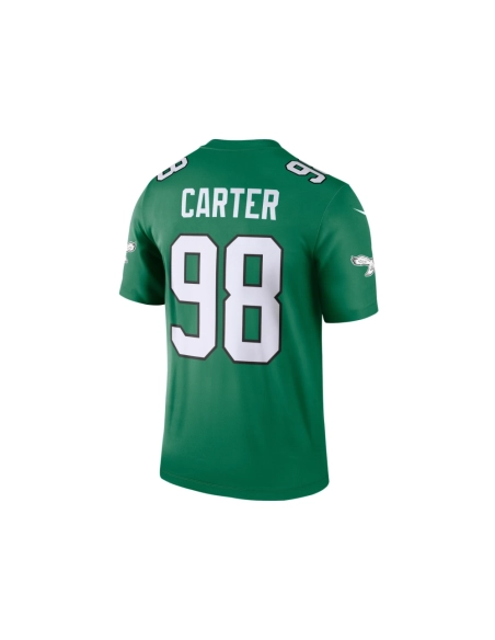 Mens Philadelphia Eagles Jalen Carter Kelly Green Alternate Legend Jersey