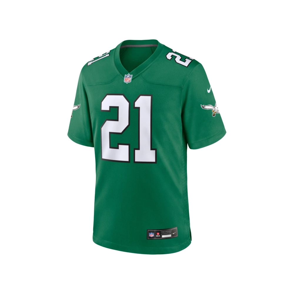 Mens Philadelphia Eagles Eric Allen Kelly Green Alternate Game Jersey