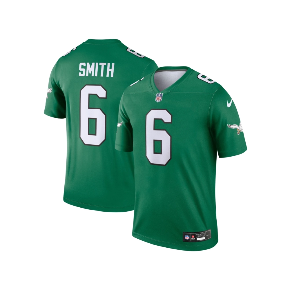 Mens Philadelphia Eagles DeVonta Smith Kelly Green Legend Jersey