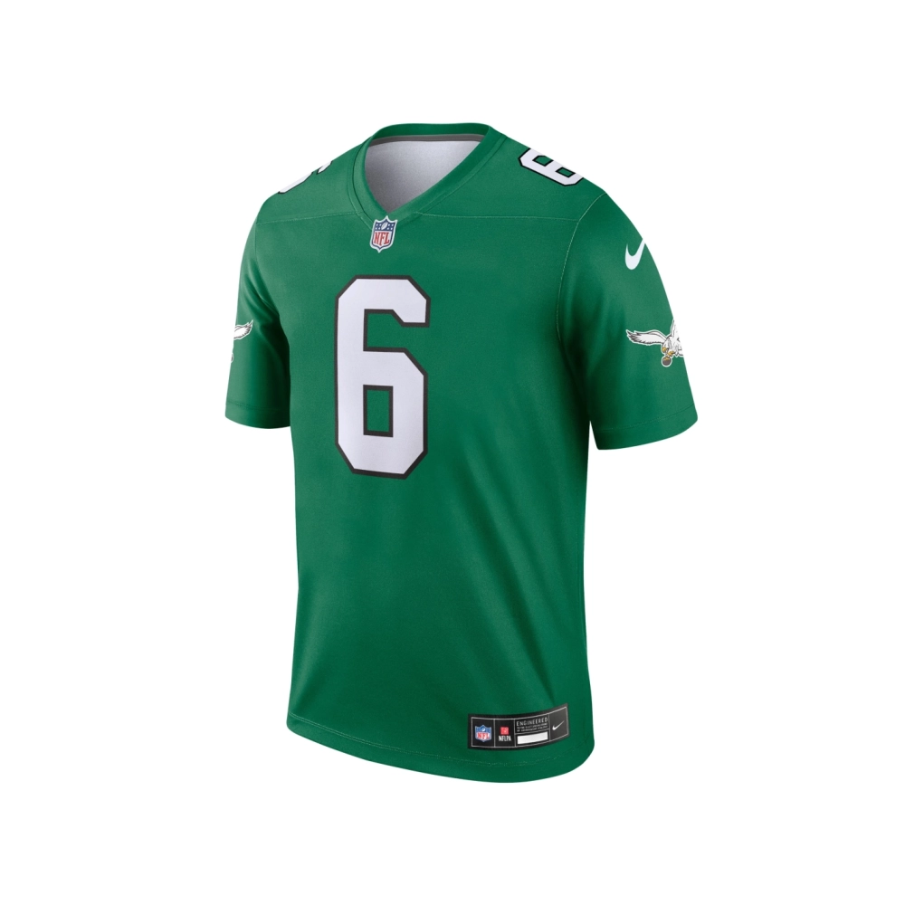 Mens Philadelphia Eagles DeVonta Smith Kelly Green Legend Jersey