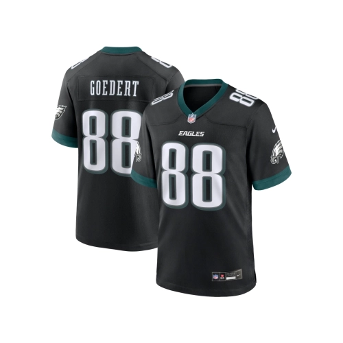 Mens Philadelphia Eagles Dallas Goedert Black Alternate Game Jersey