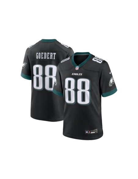 Mens Philadelphia Eagles Dallas Goedert Black Alternate Game Jersey
