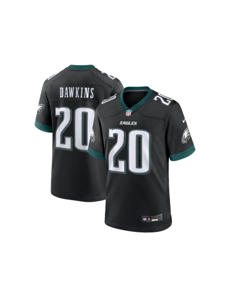 Mens Philadelphia Eagles Brian Dawkins Black Alternate Game Jersey