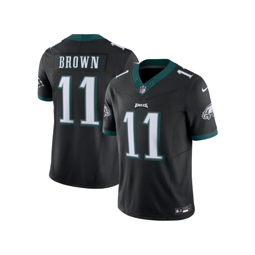 Mens Philadelphia Eagles A.J. Brown Black Vapor F.U.S.E. Limited Jersey