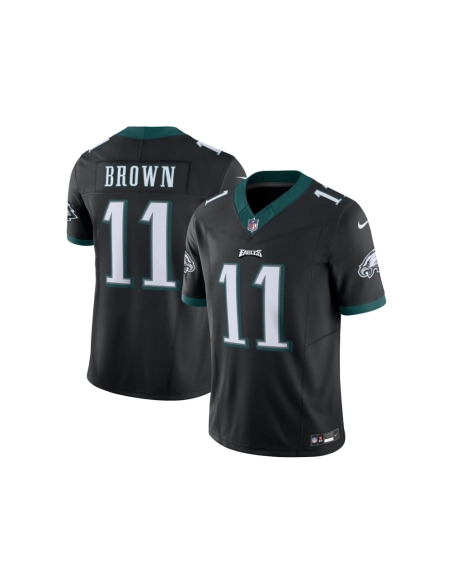 Mens Philadelphia Eagles A.J. Brown Black Vapor F.U.S.E. Limited Jersey