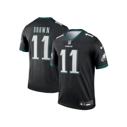 Mens Philadelphia Eagles A.J. Brown Black Legend Jersey