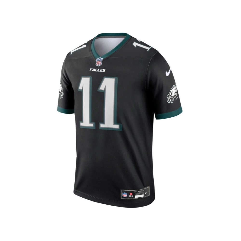 Mens Philadelphia Eagles A.J. Brown Black Legend Jersey