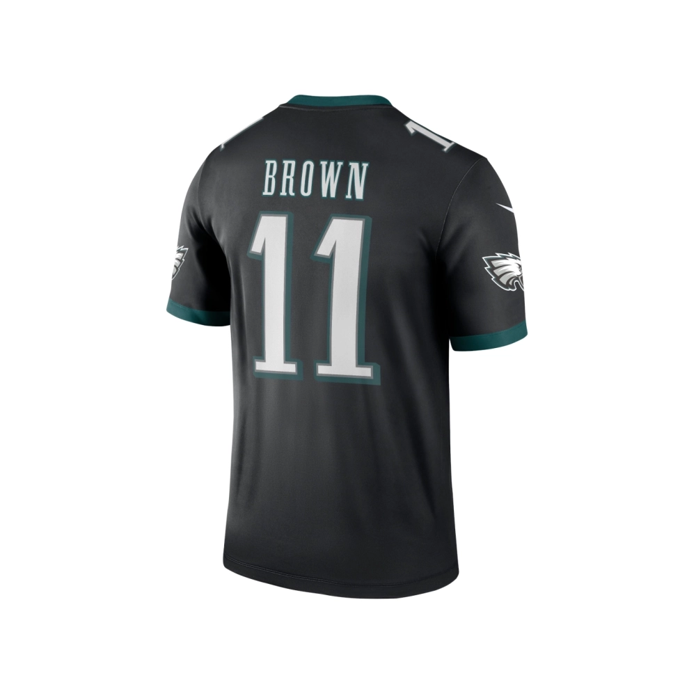Mens Philadelphia Eagles A.J. Brown Black Legend Jersey