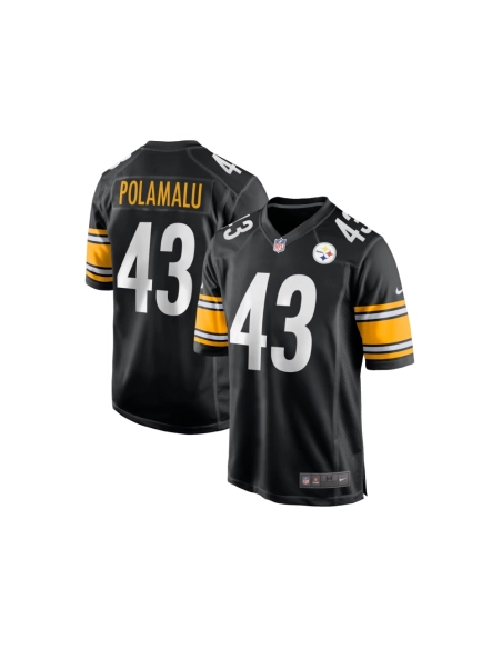 Mens Pittsburgh Steelers Troy Polamalu Black Retired Player Game Jersey