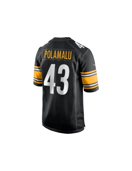 Mens Pittsburgh Steelers Troy Polamalu Black Retired Player Game Jersey