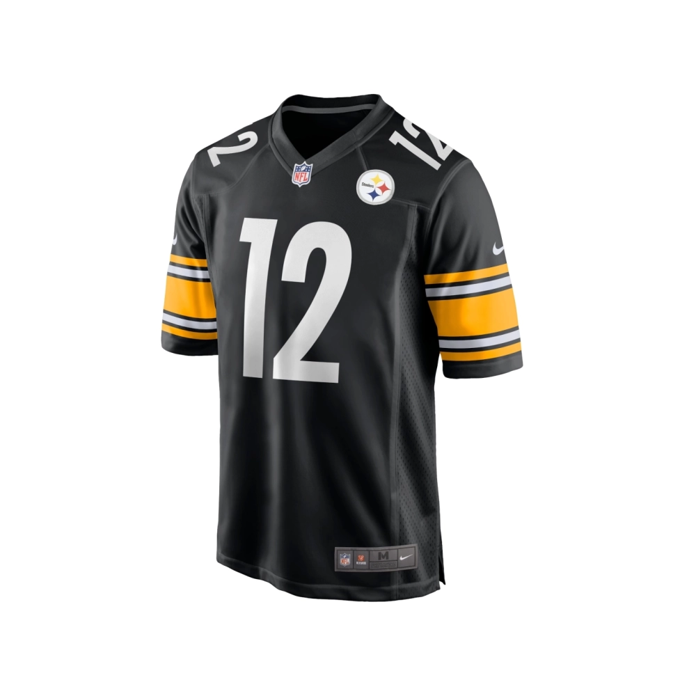 Mens Pittsburgh Steelers Terry Bradshaw Black Retired Player Game Jersey