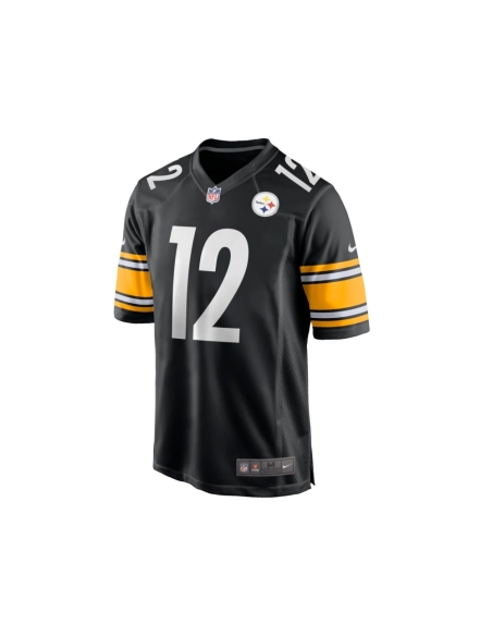 Mens Pittsburgh Steelers Terry Bradshaw Black Retired Player Game Jersey