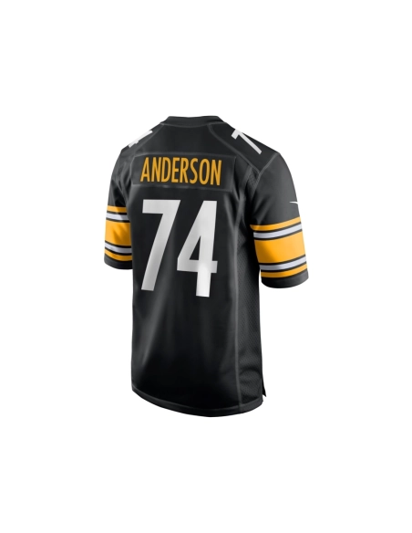 Mens Pittsburgh Steelers Spencer Anderson Black Game Jersey