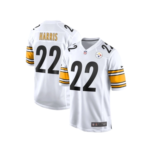 Mens Pittsburgh Steelers Najee Harris White Game Jersey