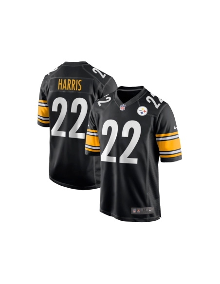 Mens Pittsburgh Steelers Najee Harris Black Game Jersey