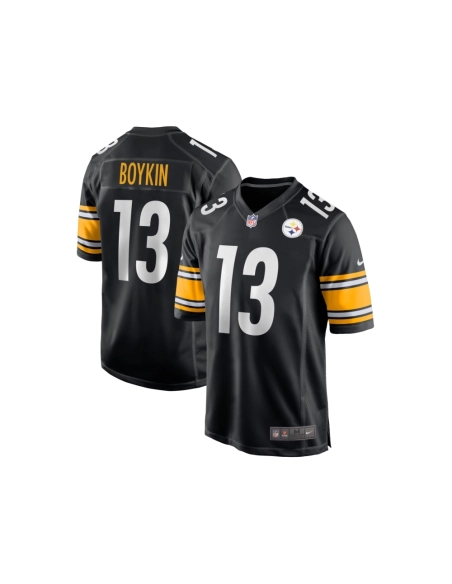 Mens Pittsburgh Steelers Miles Boykin Black Game Player Jersey