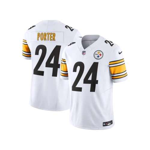 Mens Pittsburgh Steelers Joey Porter Jr. White Vapor F.U.S.E. Limited Jersey