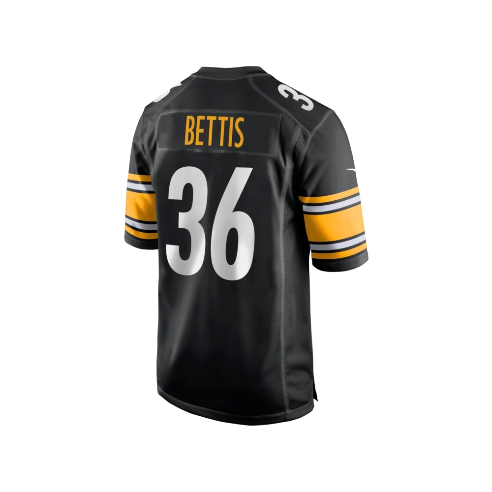 Mens Pittsburgh Steelers Jerome Bettis Black Retired Player Game Jersey